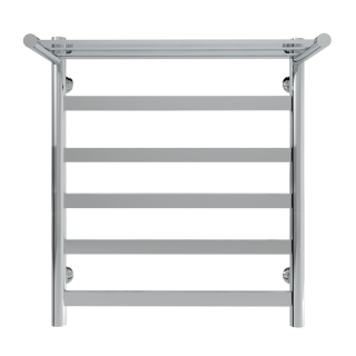 Полотенцесушитель водяной Indigo Slim LSLW50-50P с полкой 50x50 см хром